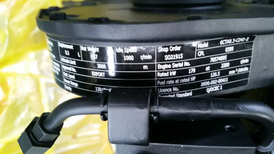 기계 모터 6CT 디젤 엔진 6CTA8.3-C240 6C8.3 240hp호환