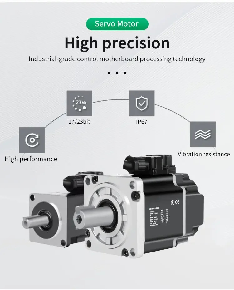 3KW 2000rpm AC Servo Motor 15Nm for CNC Center Machine