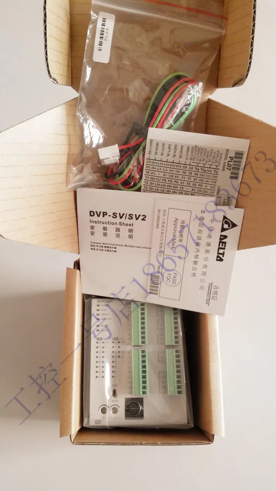델타 PLC 프로그래밍 컨트롤러 DVP28SV11T2 R2 S2 포장 신