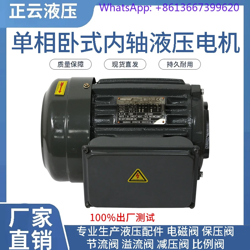 220V 유압 0.75 VP20 내부 샤프트 모터 1.5KW VP15 단상 수평