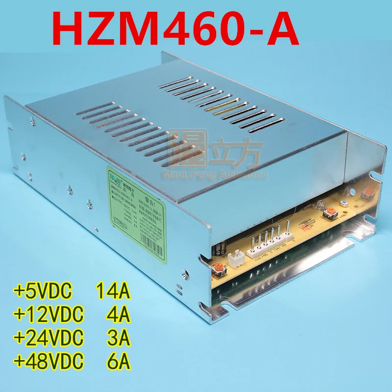 48V6A 24V3A 12V4A 5V14A 460W HZM460-A 새 전원공급장치