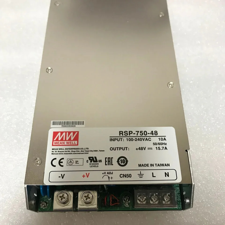 대만 Mingwei 초박형 조절식 전원공급장치 RSP-750-24 750W 24V 31.3A 신