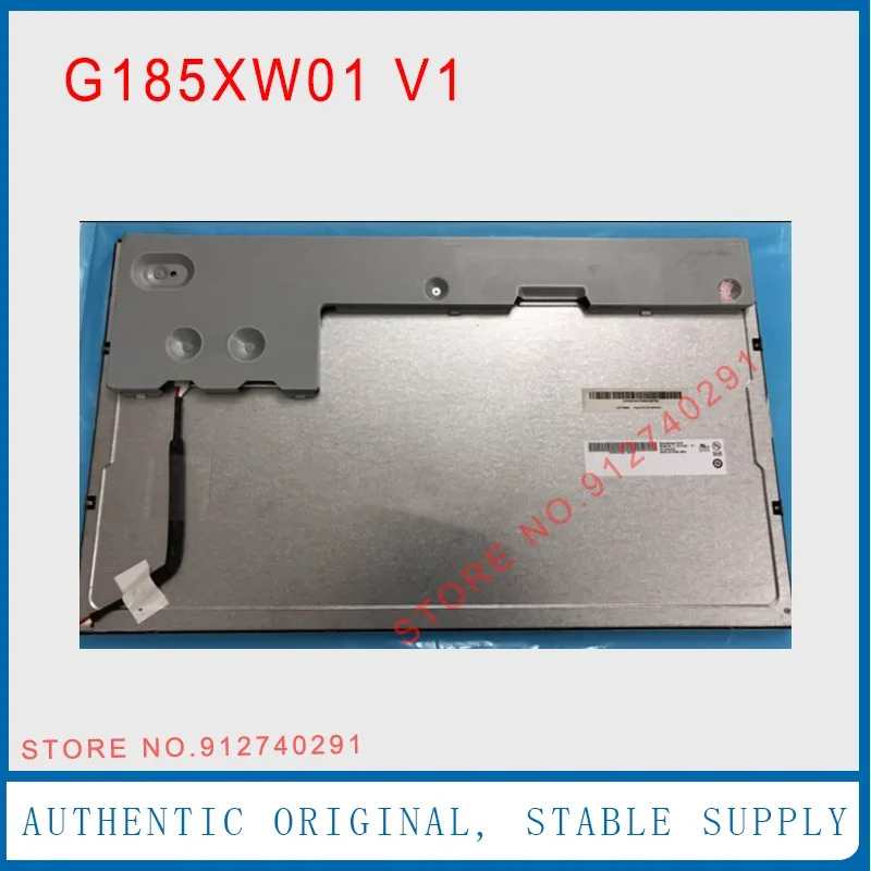 AUO 오리지널 LCD 디스플레이 스크린 패널 G185XW01 V1 18.5 인치 V.1 1366x768