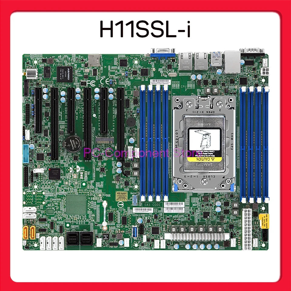 슈퍼마이크로 싱글 소켓 서버H11SSL-i 서버 마더보드 2 세대 EPYC7001/7002