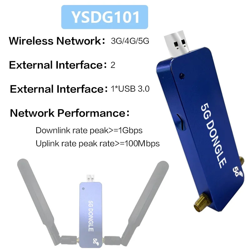 SIM 슬롯 USB 동글 고속 5G LTE 탈착식 외부 5g 안테나 산업LTE 개인용