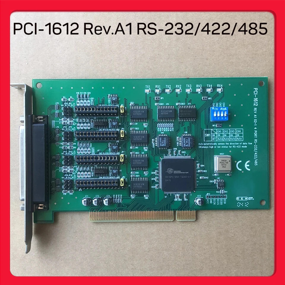 Advantech 통신 카드 PCI-1612 Rev.A1 RS-232/422/485 4 포트