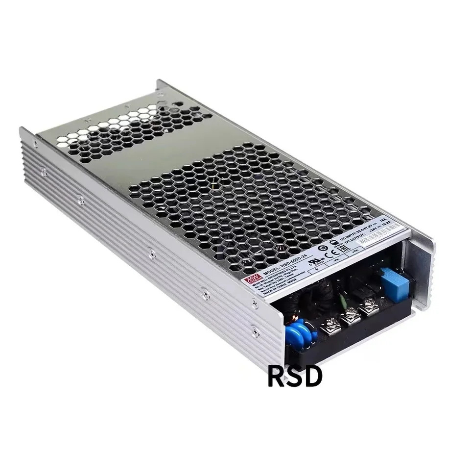 대만 Mingwei RSD-500C-24 케이스 철도 DC-DC 전원공급장치 460.8W 24V 19.2A