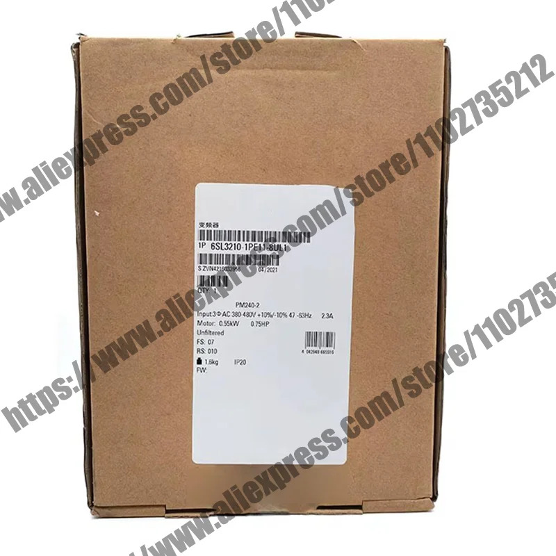원본 6SL3210-1PE11-8UL1 G120 인버터 PM240-2 0.55kW 380V
