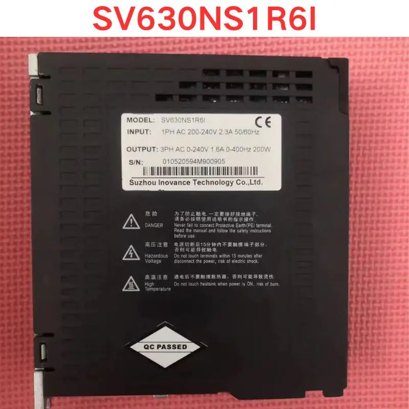 리퍼 Inovance SV630NS1R6I 서보 드라이브 0.2KW 기능 OK