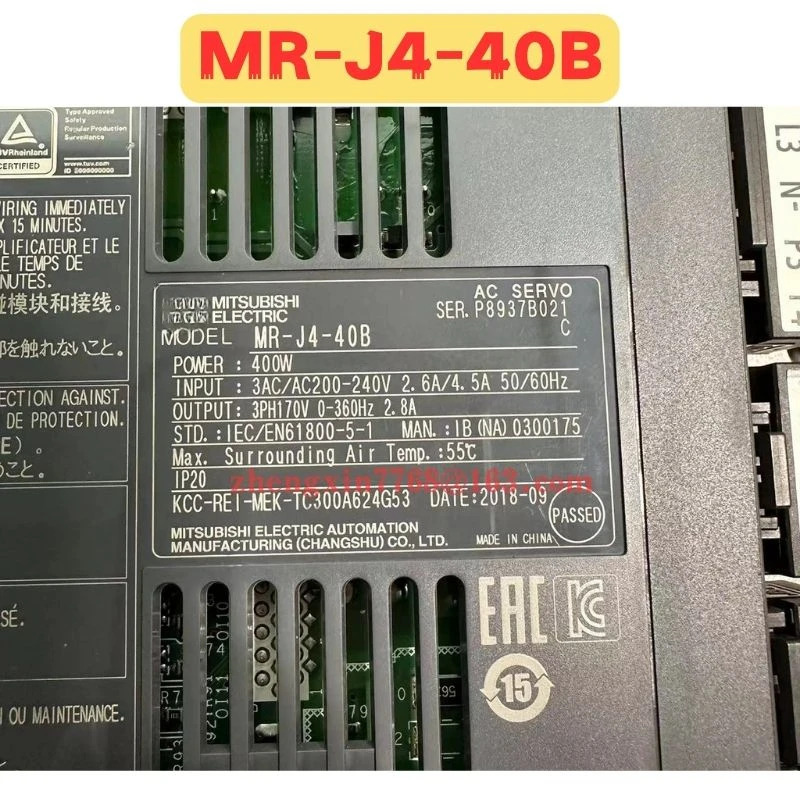 리퍼 서보 드라이브 MR-J4-40B MR J4 40B 정상 기능 완료
