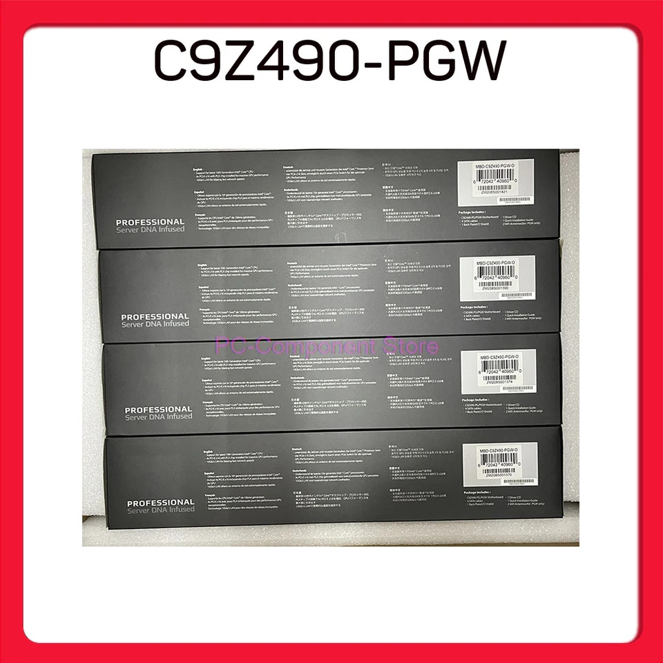Supermicro 데스크탑 오버클럭 WiFi 마더보드C9Z490-PGW세대 코어 i9 i7 i5 i3 LGA-1200 DDR4-293Hz PCI-E3.0 M.2