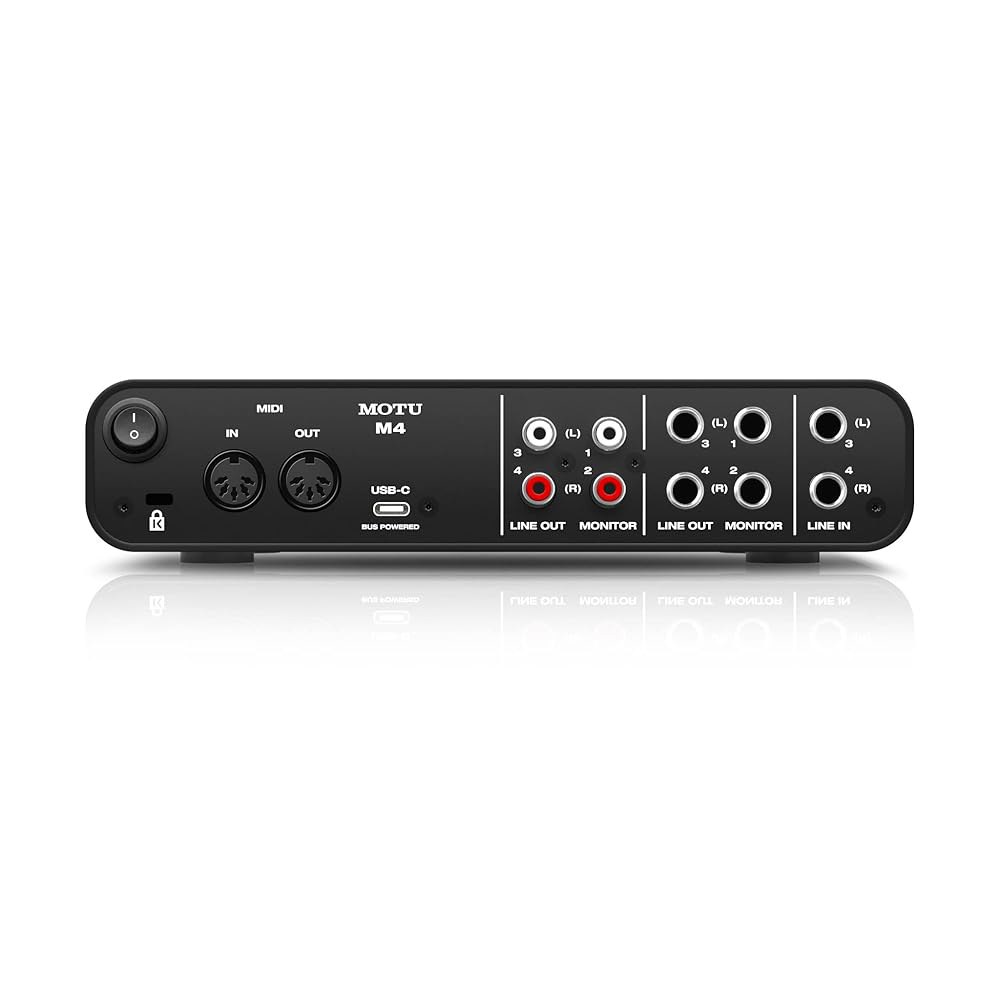 MOTU M4 4x4 USB-C 오디오 인터페이스 - 상세 이미지 3