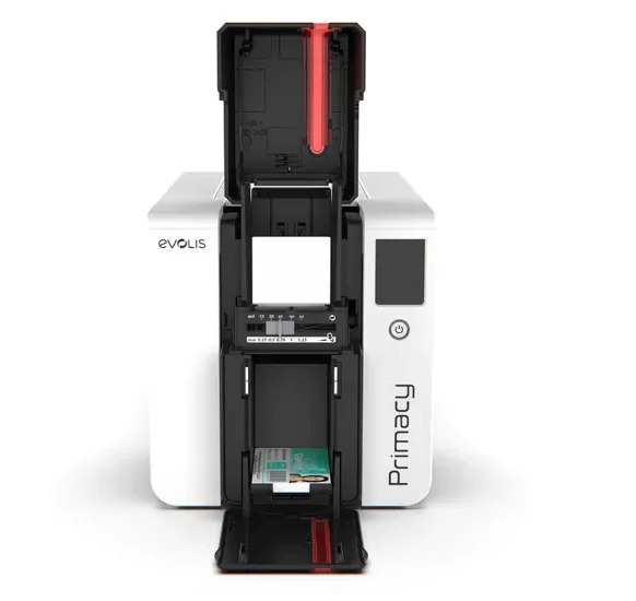양면 플라스틱 PVC 신분증 프린터 단면 카드 Evolis Primacy 2 신