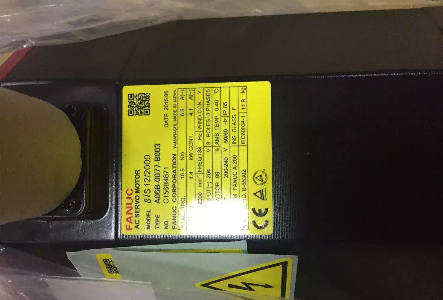 A06B-0077-B003 Fanuc AC 서보모터 12개월 A06B0077B003