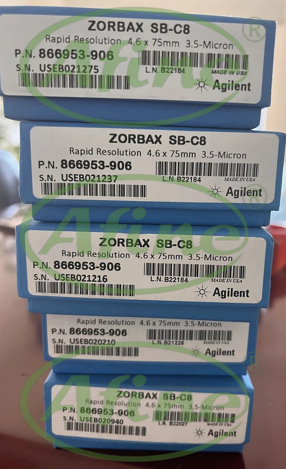 AFINE Agilent ZORBAX RR Rx-C8 컬럼 4.6x75mm 3.5 m 866953-906