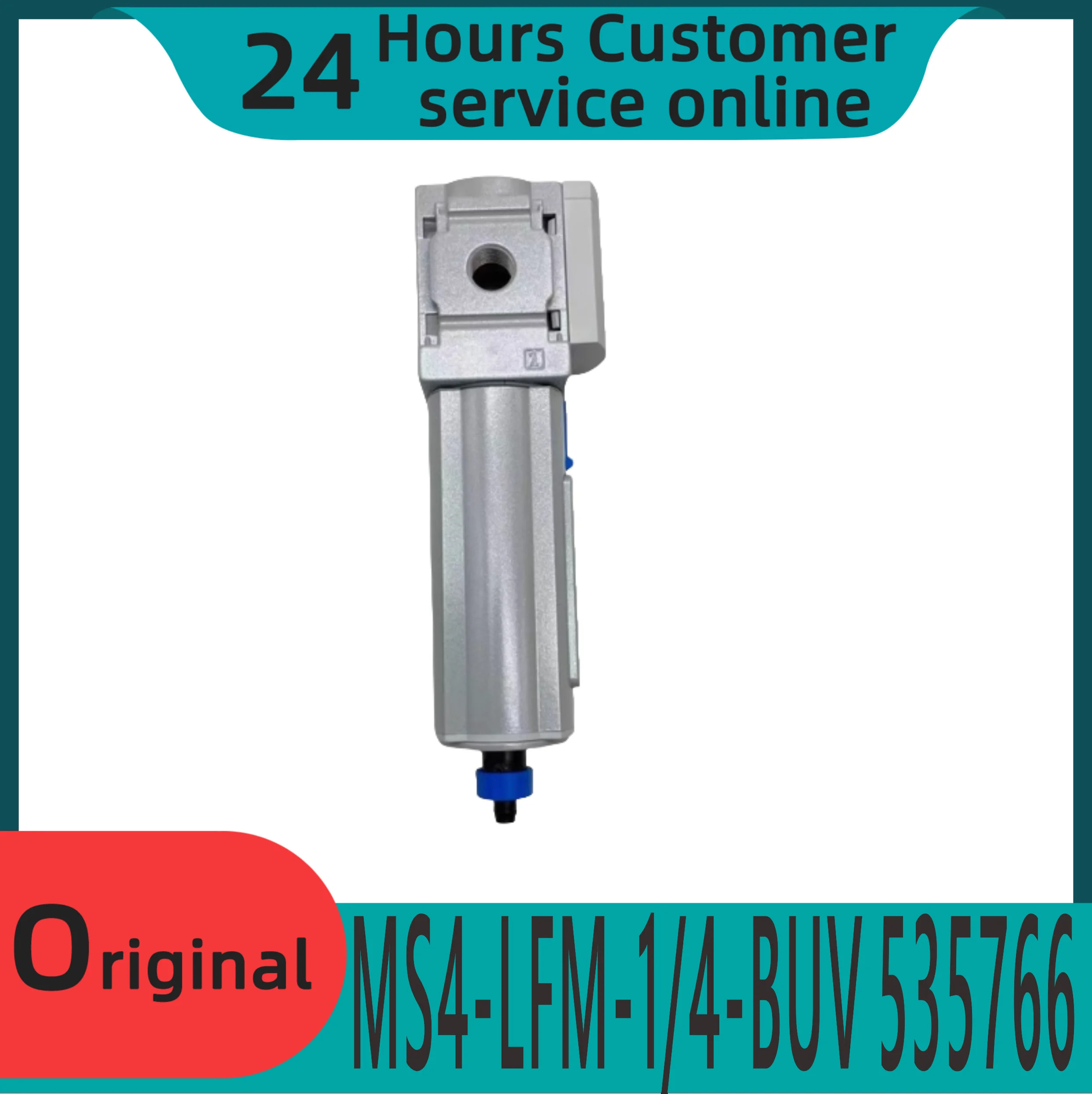 오리지널 파이버 미세 필터 MS4-LFM-1/4-AUV/BUV 535768 535766