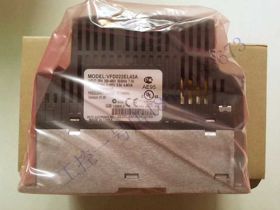 대만 델타 EL 시리즈 인버터 VFD022EL43A 2.2KW 380V