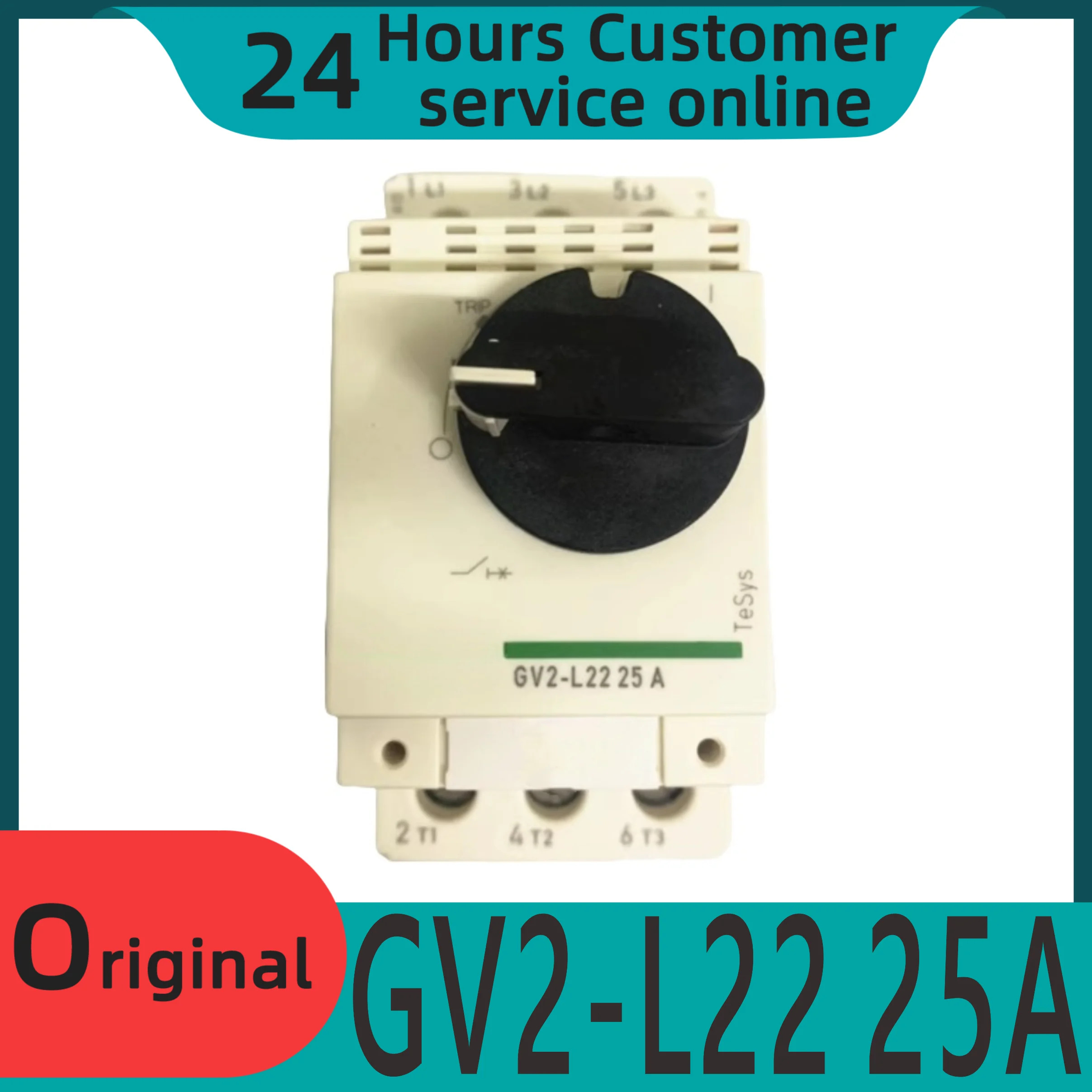 전기 모터오리지널 전자기 보호 회로차단기 GV2-L22 25A