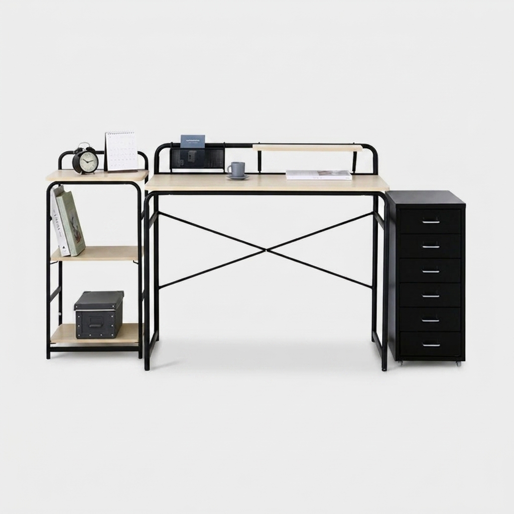 OLLSON 책상 980x460mmx890mm, 블랙 4322.4148 - 상세 이미지 5