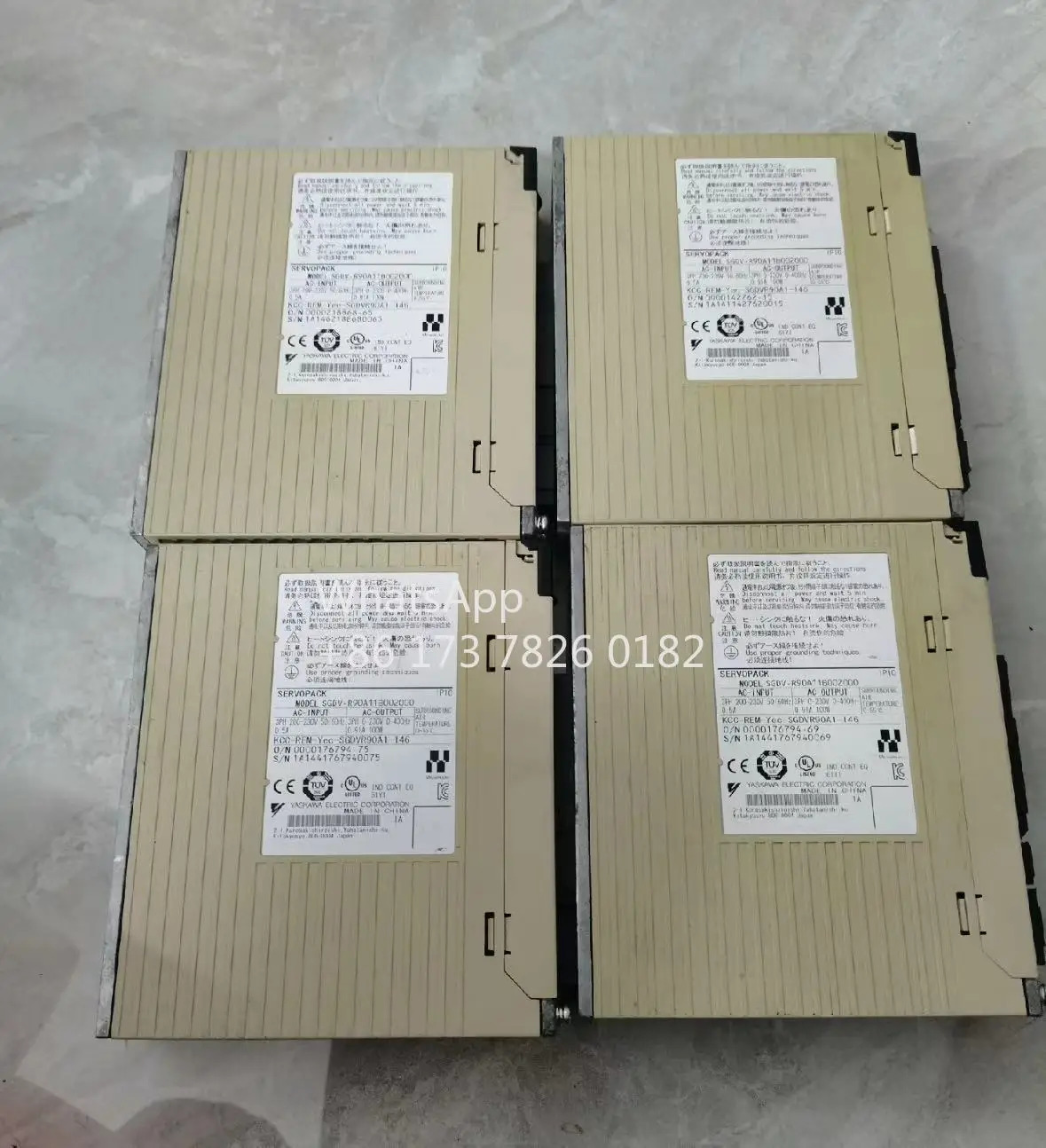 SGDV-R90A11B00200 리퍼 서보 드라이브 100W 기능 OK