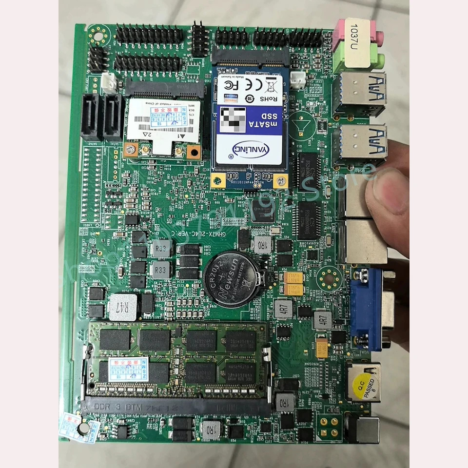 산업제어 마더보드듀얼 네트워크 포트 GHM7X-2L4C-VER.C