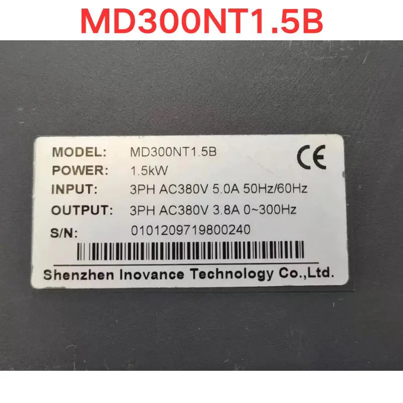 리퍼 Inovance MD300NT1.5B 주파수 변환기 기능 OK