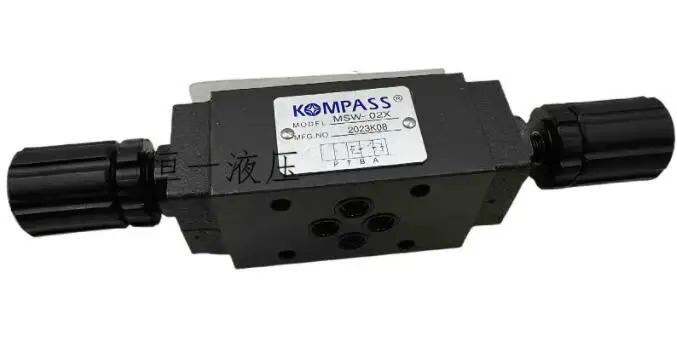 스택형 스로틀 KOMPASS 밸브 MSW-02-X MSW-02-Y MSA-02-X MSA-02-Y MSB-02-X MSB-02-Y MSW-03-X MSW-03-Y MSA-03-X