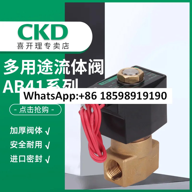 CKD 솔레노이드 밸브 AB41 02 03 234567-02E 03A E2E F2E AC220VDC24V