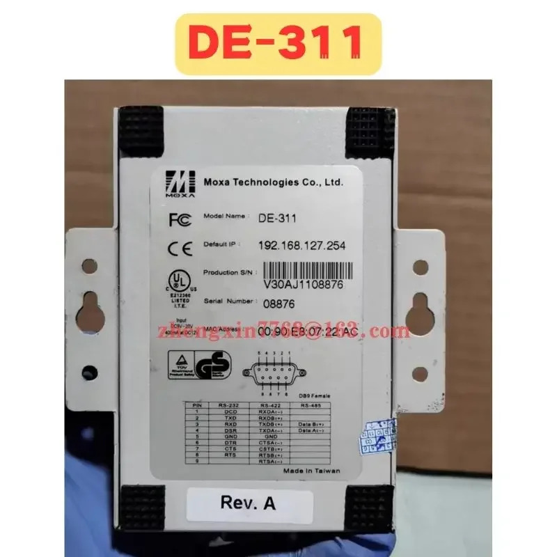 리퍼 직렬 포트 서버 DE-311 DE 311 정상 기능 완료