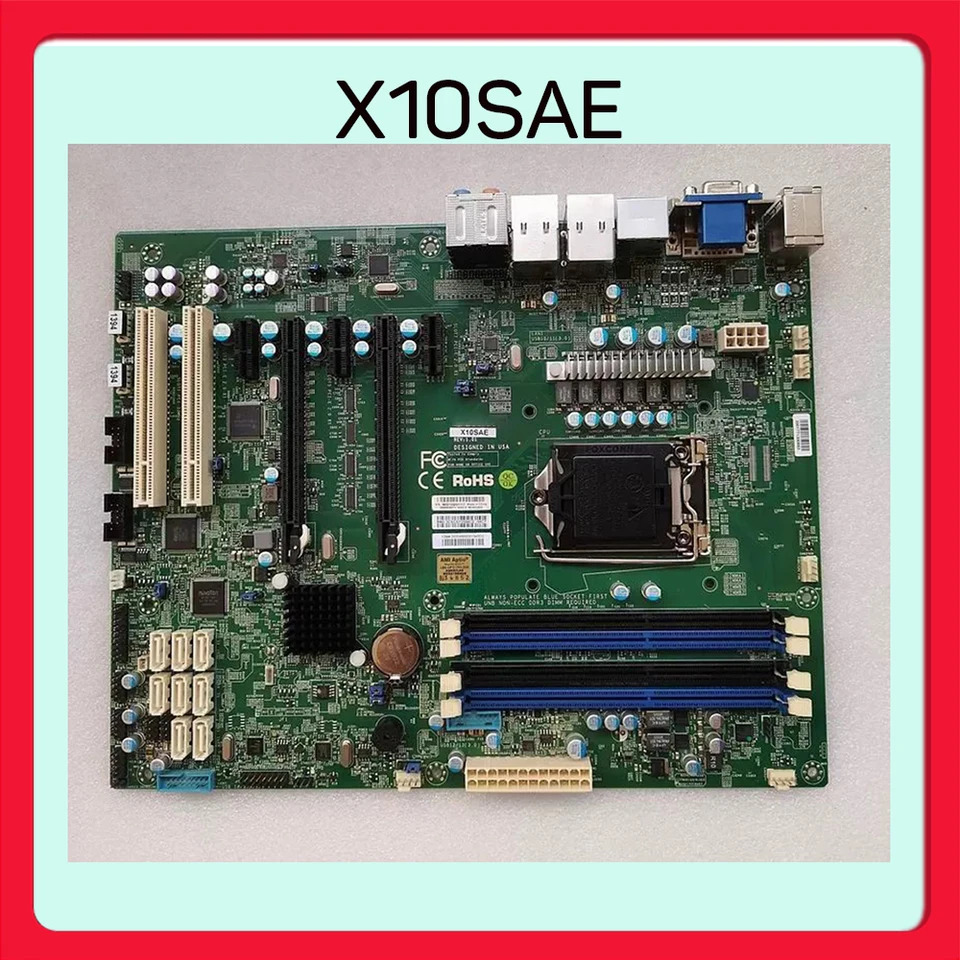 슈퍼마이크로 장비 기계 마더보드지지대 E3-1230V X10SAE 1150 핀