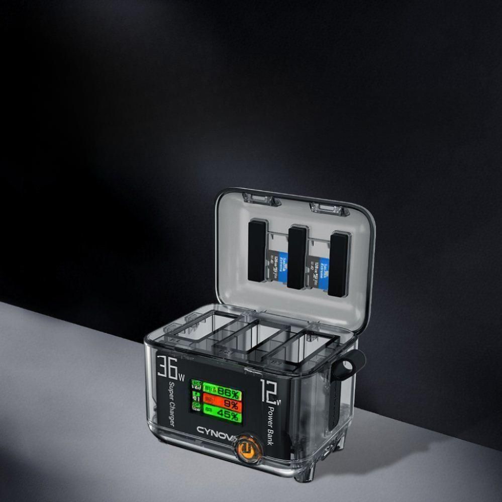 DJI 액션6/5/4/3 충전 버틀러 오스모 360 배터리 고속 충전기 케이스 - 상품 이미지