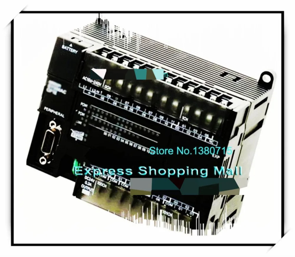 오리지널 CP1E-E40SDR-A PLC AC100-240V 입력 24 포인트 릴레이 출력 16 신