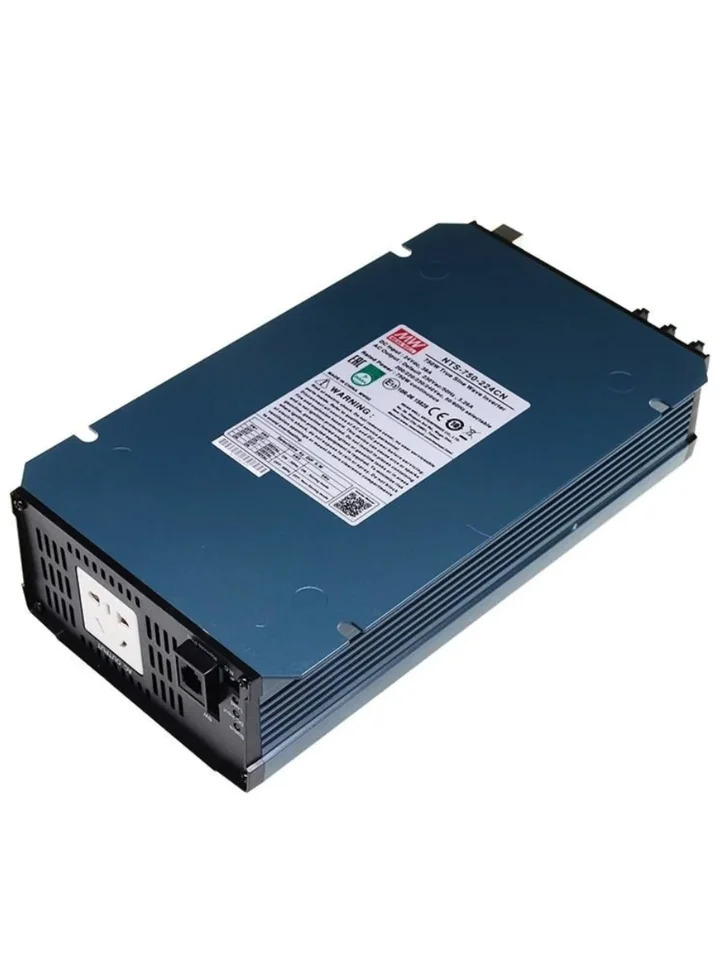 NTS Mingwei 전원공급장치 750W 사인파 US/UN 인버터 112/124/148 12V 24V 48V 110V