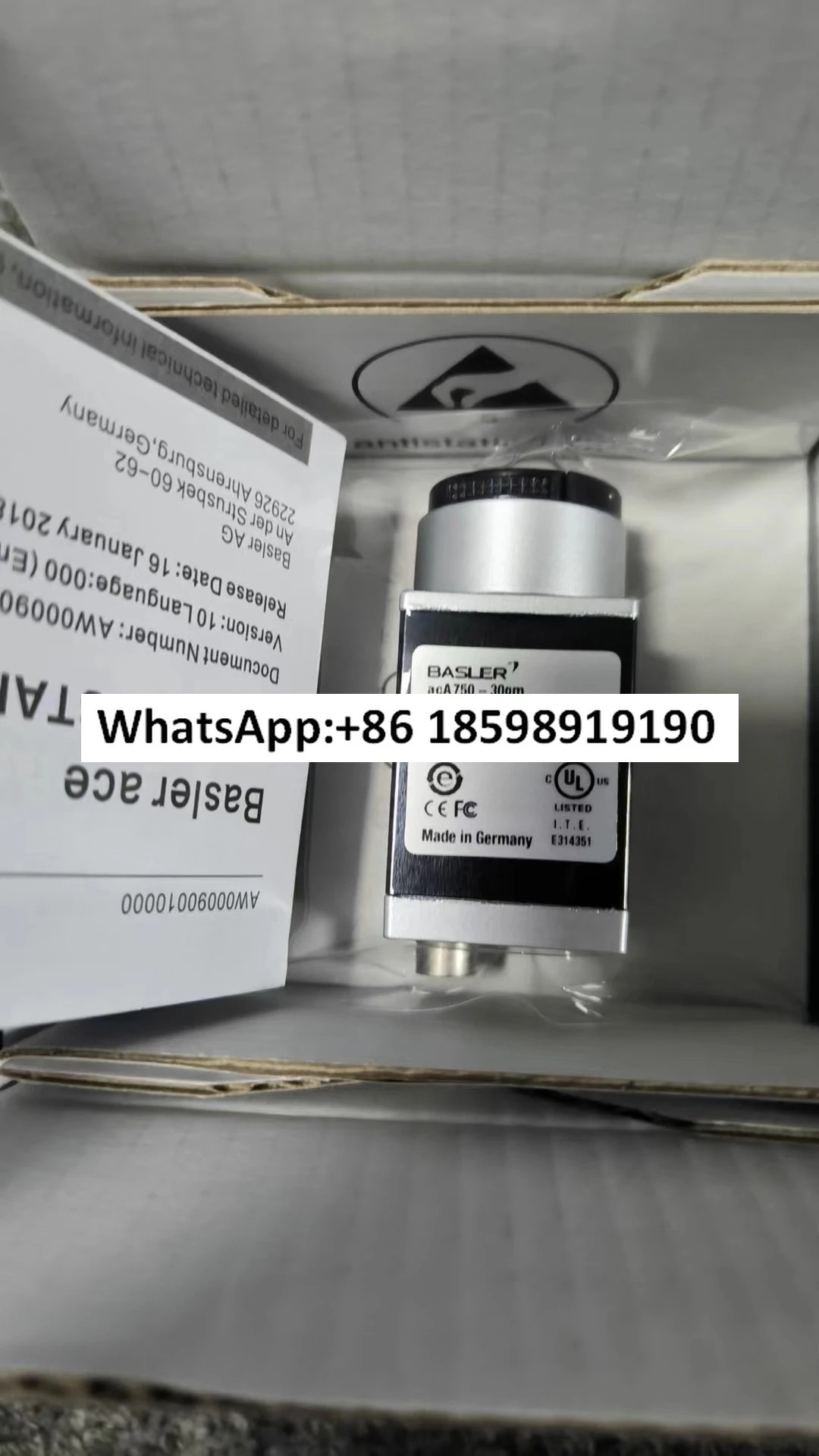 산업카메라 acA750-30GM호환 네트워크 포트 카메라 30프레임 글로벌 프레임 노출