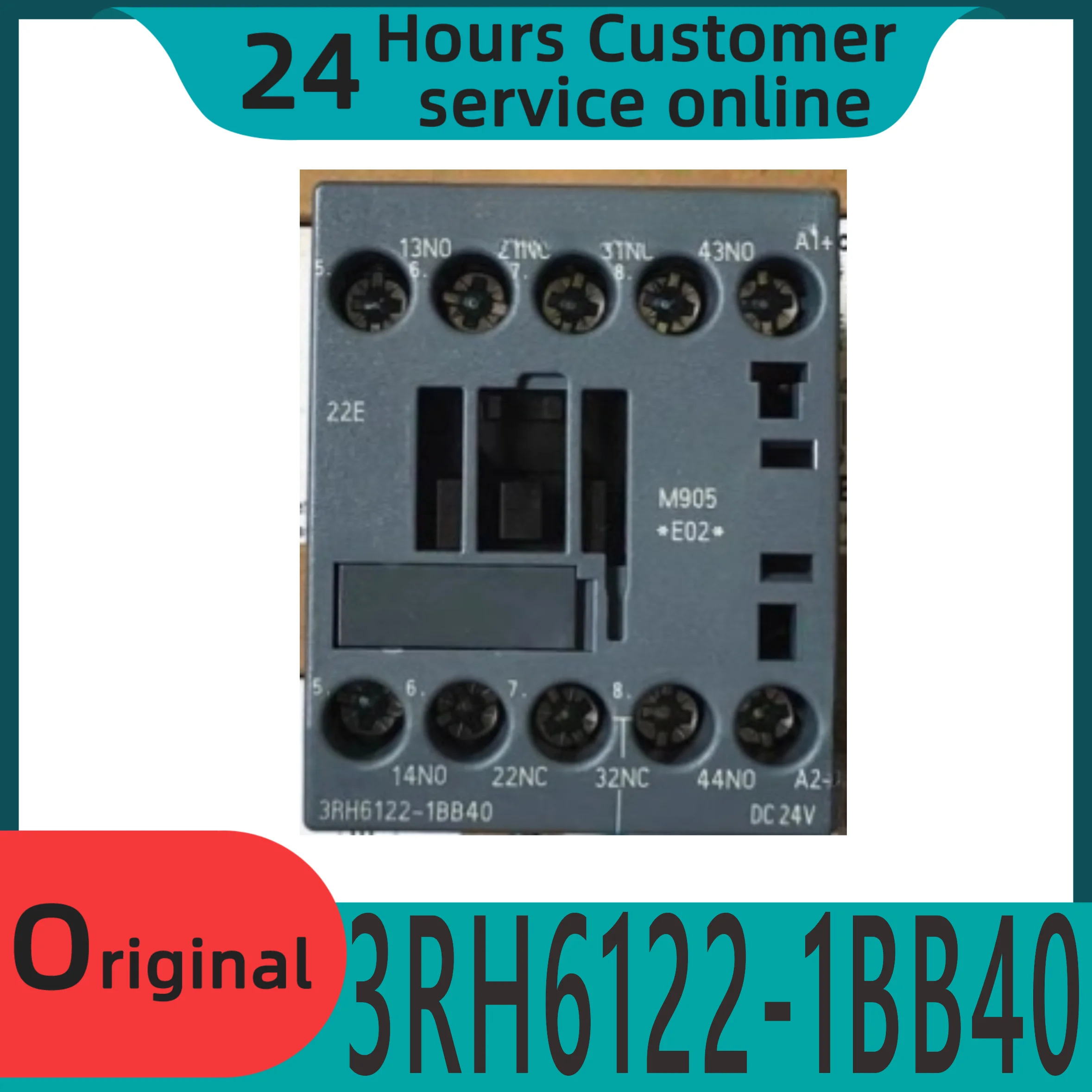 오리지널 접촉기 릴레이 3RH6122-1BB40 DC24V