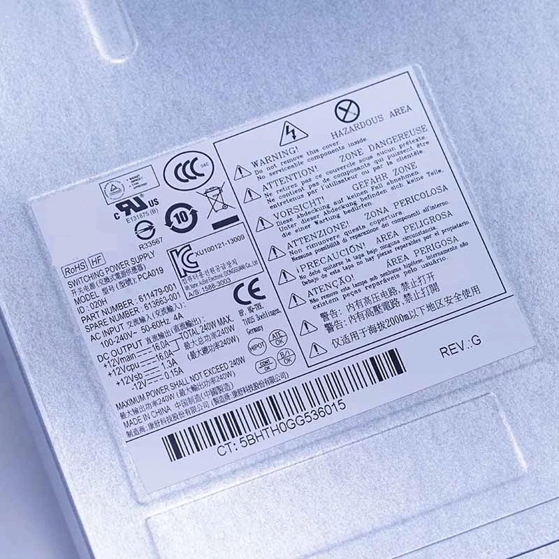 hp호환 Z200 4000 4300 240W CFH0240EWB DPS-240RB A PS-4241-9HF PC9058 PC8019 PC8027 PCA019 전원공급장치 신