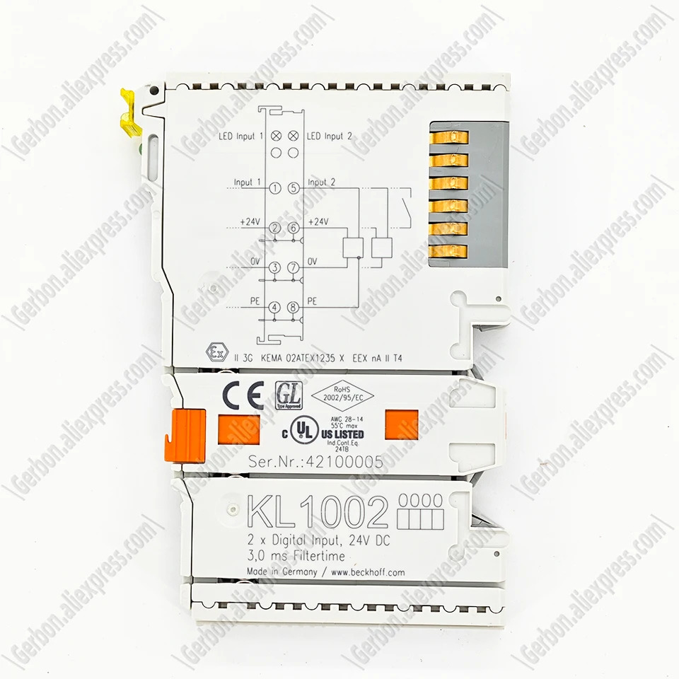 Beckhoff KL1002 터미널 2 채널 디지털 입력 24 V DC 3 ms 신