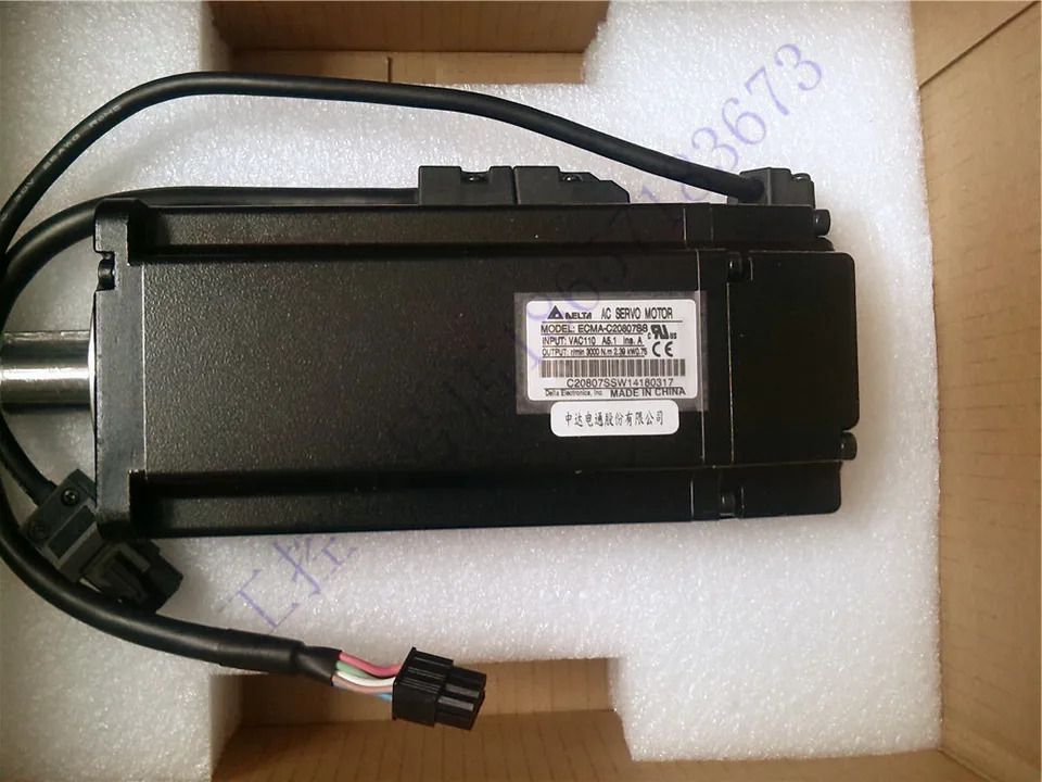 오리지널 대만 델타 서보모터 브레이크 ECMA-C20807SS FS 750W 신