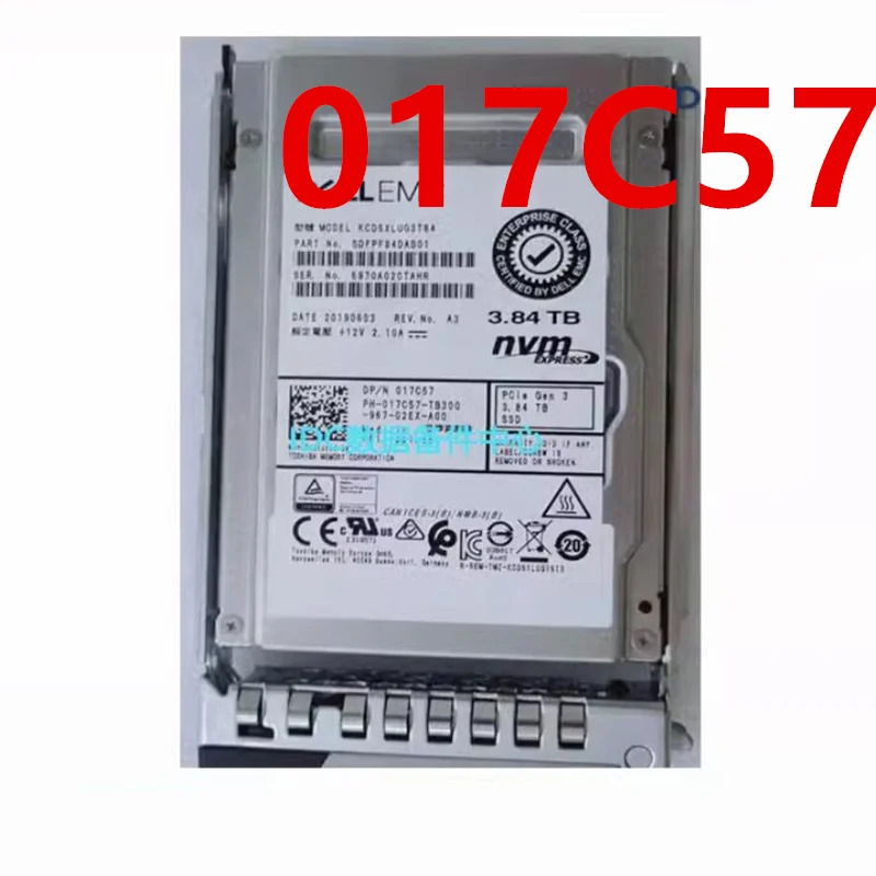 17C57 017C57DELL 3.84TB 2.5 NVMe거새 오리지널 솔리드 스테이트 드라이브