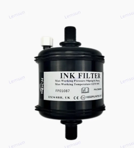BT 잉크 필터 FP0108 작동 압력 94 psig/6.5barg 온도 122 50 신