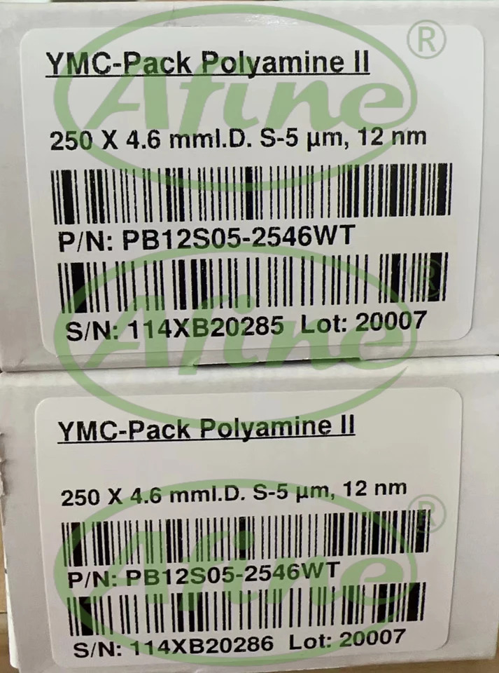 AFINE YMC PB12S05-2546WT 4.6mm I.D. 폴리아민 II hp호환LC 컬럼 12 nm S-5 m 250x4.6mm