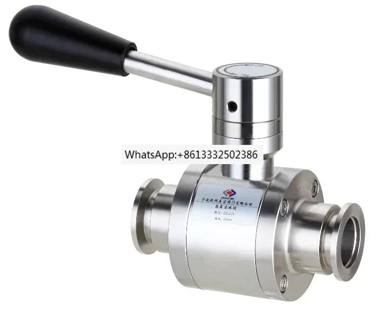 고진공 스테인레스 스틸 수동 볼 밸브 GU-10/KF GU-16/KF GU-25/KF GU-40/KF