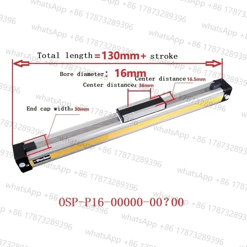 로드리스 실린더 OSP-P16-00000-00100 00200 00300 00400 00500 00600 00700 00800 00900 01000 01100 01200 0130