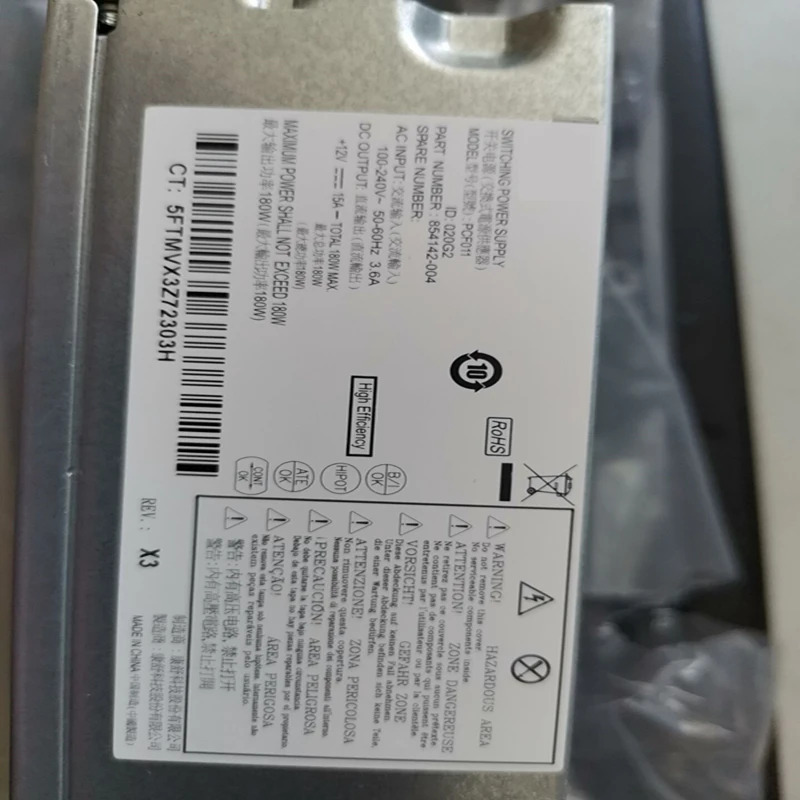 hp호환 280G2 6핀 180W 전원공급장치 DPS-180AB-22A PA-1181-7 PS-1181-7 PCH018 PCF011새 PSU 900702 -001 854142 -