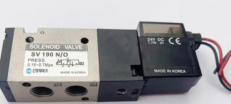 VALVE 솔레노이드 밸브 SV190 N/O SV190N/C