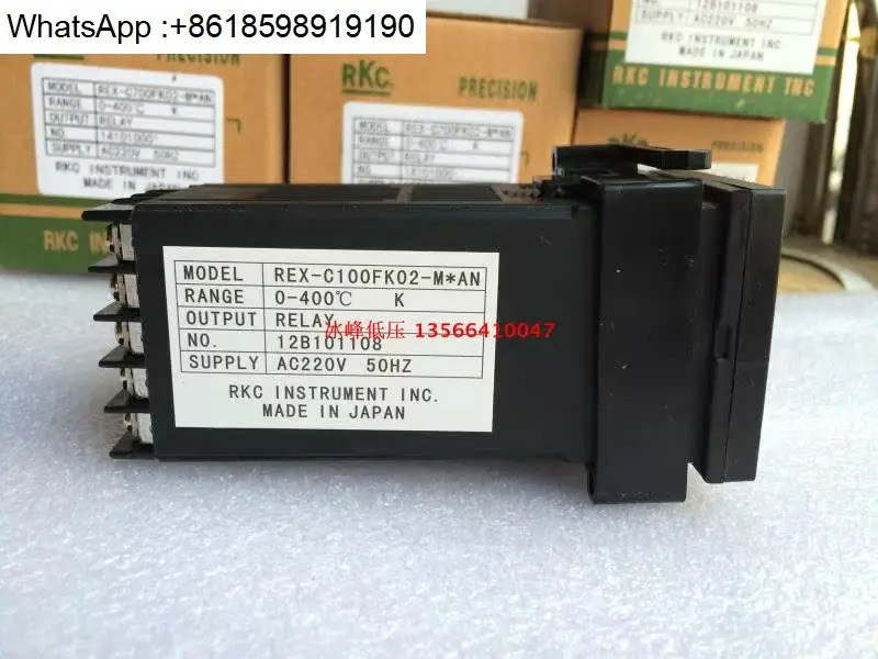 물리적 화학적 REX-C100 FK02-M x 지능형 온도 컨트롤러 K 릴레이 출력