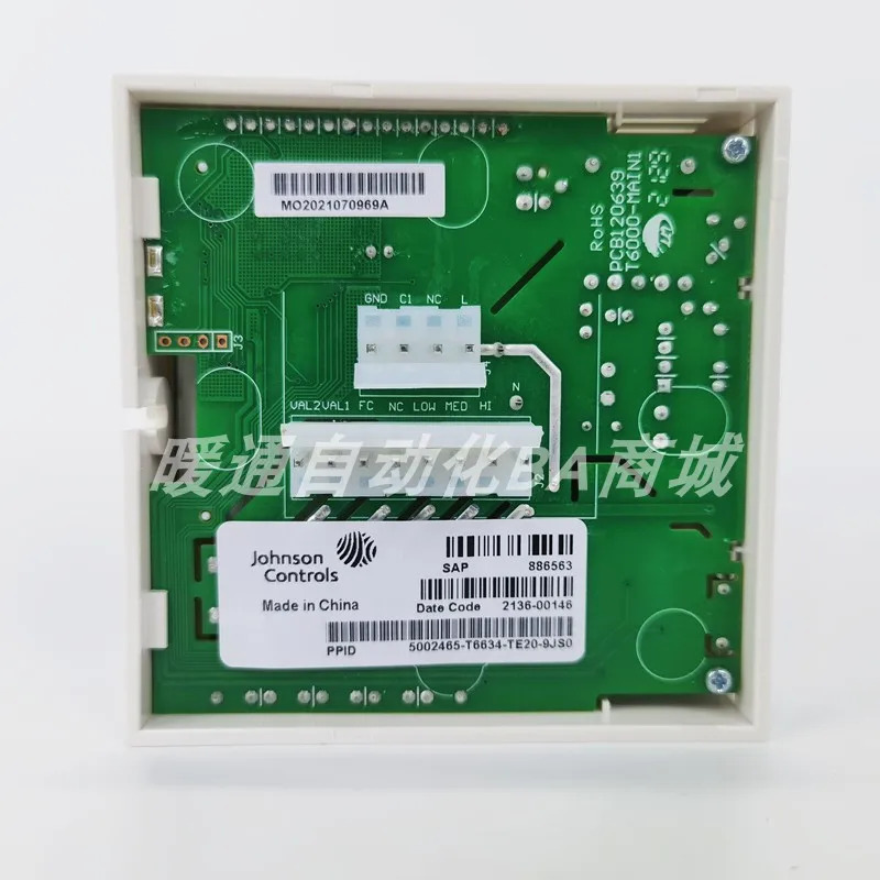 존슨 T6634-TE20-9JS0/T6334-TB20-9JS 0 냉각팬 코일 LCD 온도조절기