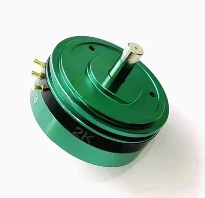 CPP45B 이출력 샤프트 6mm 정밀 전도성 플라스틱 전위차계 1K 2K 5K 10K 20K 500 녹색 감지기 각도 센서