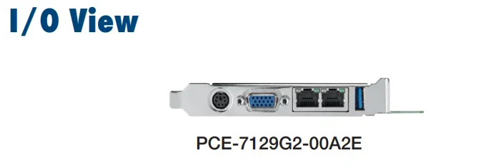 Advantech PCE 7129 제온 코어 i7 i5 i3 트리플 디스플레이 시스템 호스트 보드 산업SBC LGA1151 6 세대 7