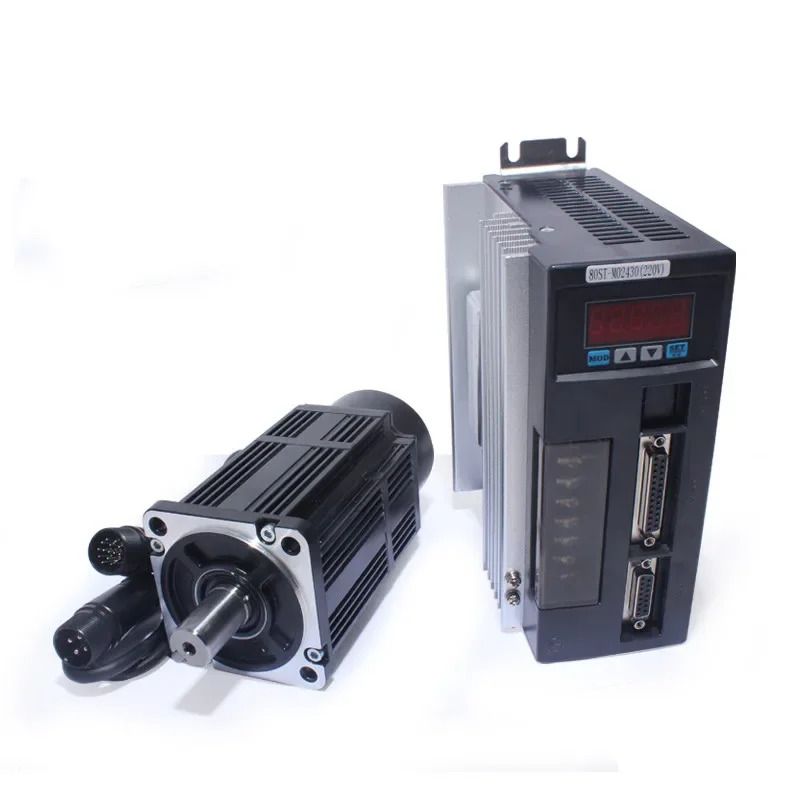 드라이버 단상 AC 서보모터 공장 직판 220V 750W 2.39N.M 3000RPM 80ST-M02430